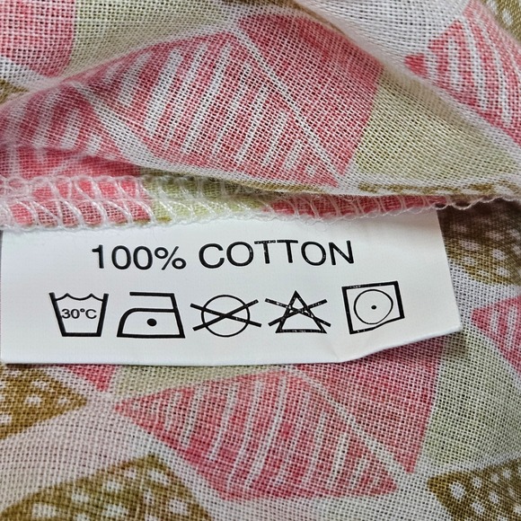 NWT Rock Flower Paper Long Sleeve Popover Geometric Print Beach Tunic Size Small - Picture 6 of 7